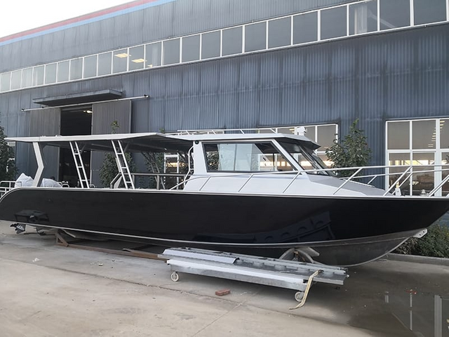 12.6m Kapal Penumpang Kapal Komersial Aluminium Bot Selam Bot Kastam Bot Cruiser