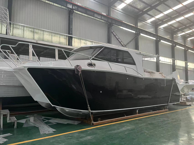 10m Air Teksi Penumpang Memancing Kelajuan Bot Catamaran Bot Kapal Layar Mewah Untuk Lautan