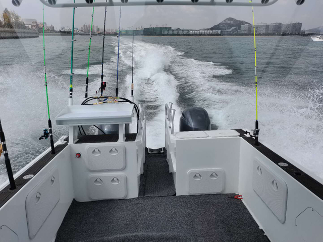 7.3m Custom binaan dikimpal Performance Aluminium Catamaran Fishing Vessel untuk dijual Tiada ulasan lagi