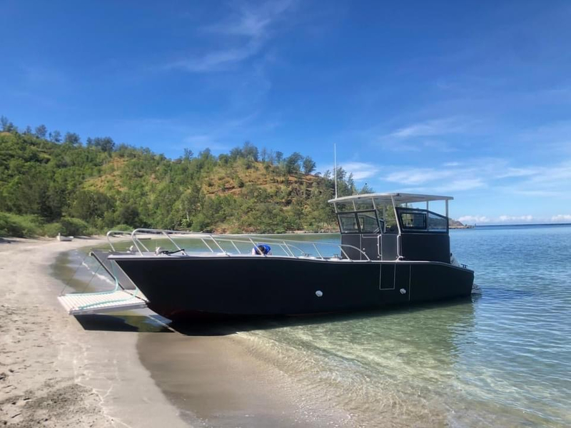 Bot Laju Kerja Kraf Pendaratan Aluminium Kimpalan Penuh 10m