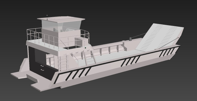 Tongkang Kraf Pendaratan Aluminium ALLSEALIONBOAT 14m untuk Dijual