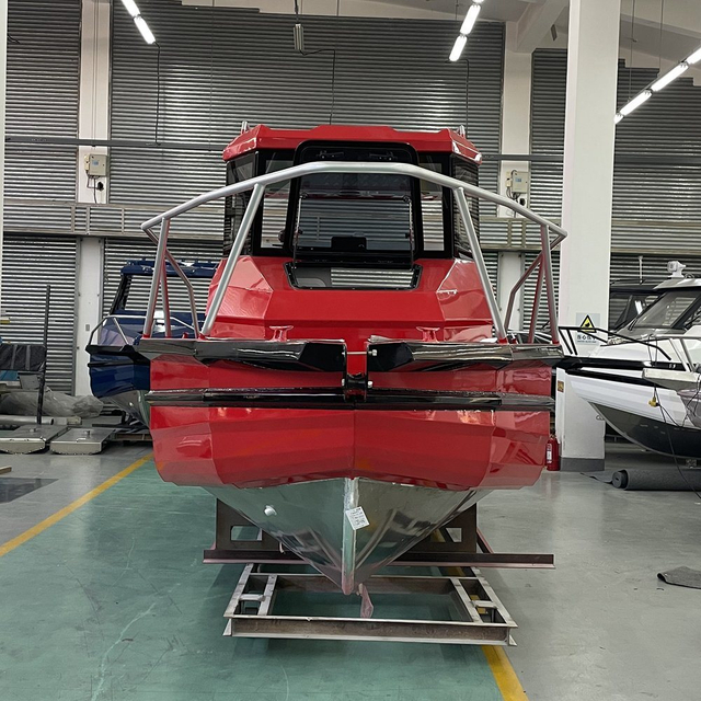 Easycraft 6.5m Cabin Bot Memancing bot aluminium Luar pesisir bot masuk kabin terbuka