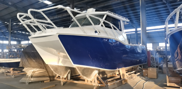 8.8m Aluminium Yacht Mewah Catamaran Sail Feri Bot Memancing Bot Penumpang