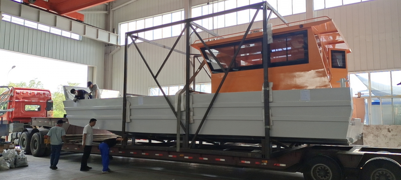 Kraf Pendaratan Bot Bawah 10m/33ft V Bawah Kraf Pendaratan Bot Aluminium