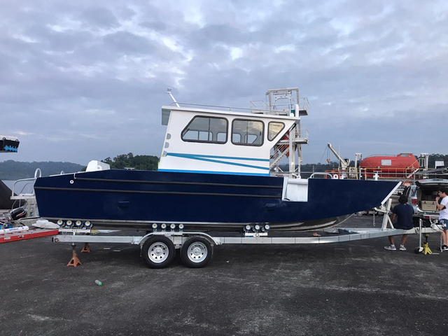 Bot Memancing Kabin Berkelajuan Tinggi Gospel 6m 20 kaki Aluminium