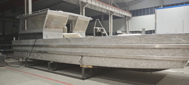 11m / 36ft Flat Bottom Aluminium Landing Craft Bot Bot Kerja Aluminium Untuk Dijual - Allsealion Boat