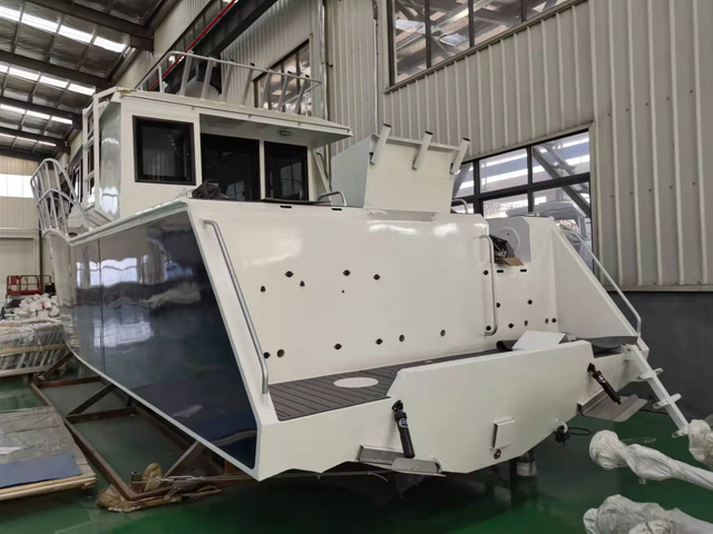 Kabin Pusat Penggunaan Keluarga 36 kaki 11m Kapal Layar Mewah Motor Sangkut Aluminium Bot Memancing 