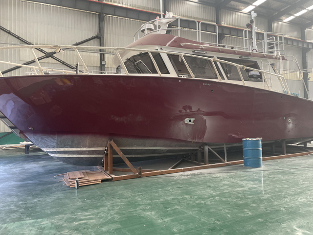 50 kaki Charter Bot Memancing Aluminium Cabin Cruiser 15m Aluminium Luxury Speed ​​​​Yacht Untuk Dijual