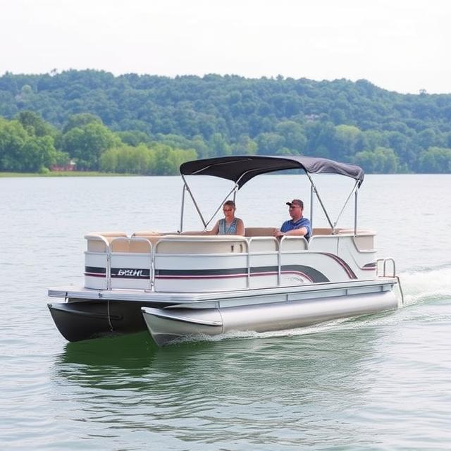 Berapa pantas bot pontoon boleh pergi?